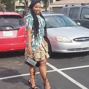 Ankara African Print Dress